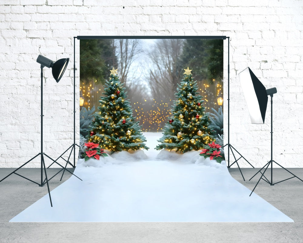Christmas Tree Backdrop Sparkling Golden Christmas Tree High Resolution Christmas Backdrop MRR8-129