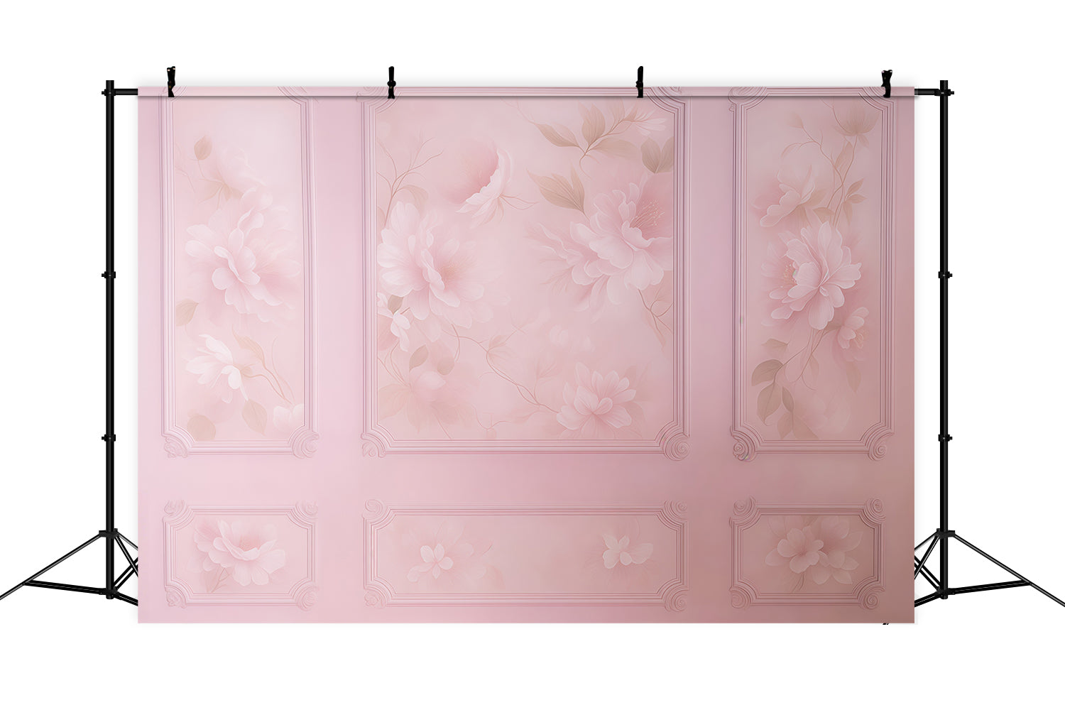 Vintage Wall Backdrop Pink Floral Elegant Wall Panels Vintage Backdrop MRR9-134