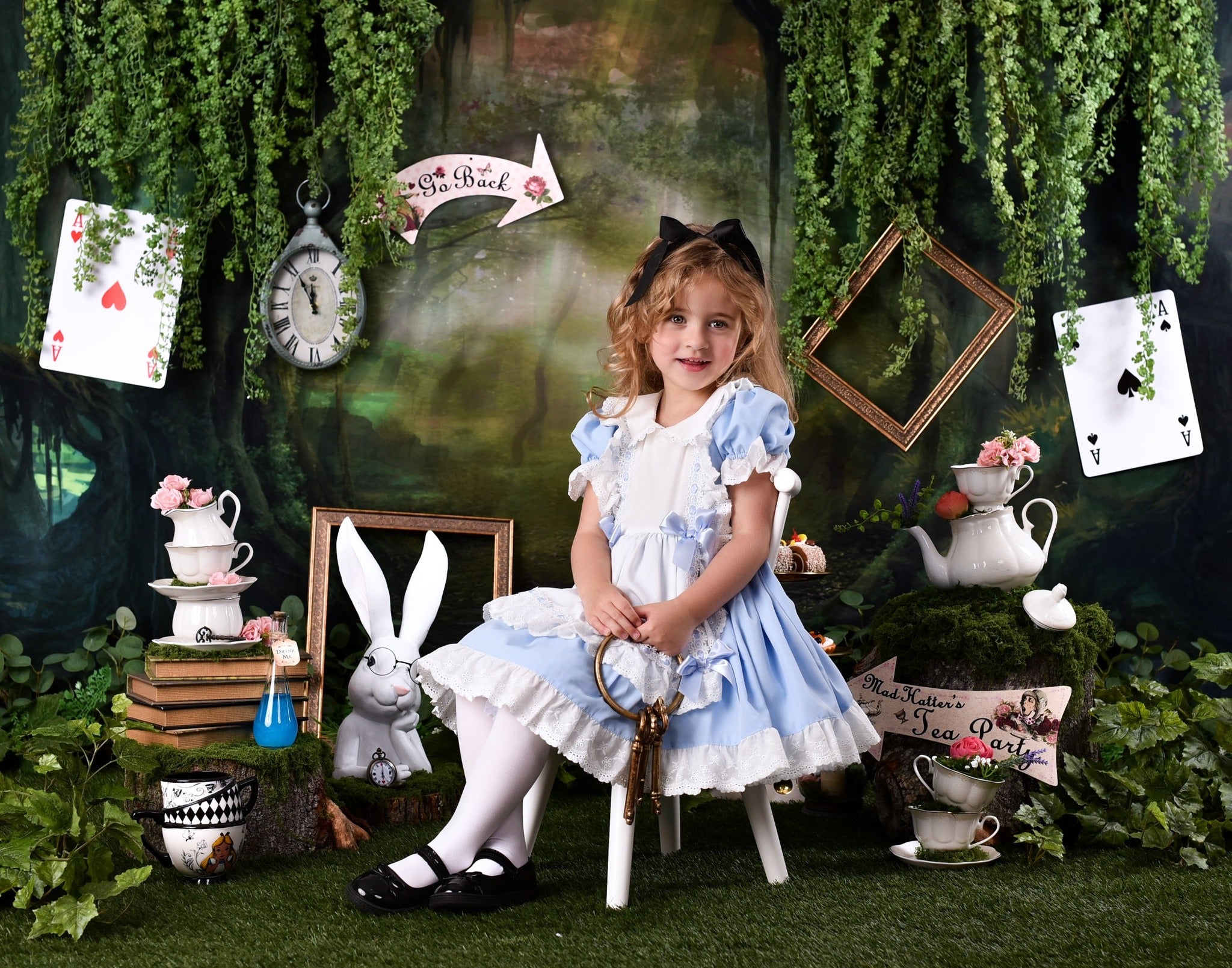 Forest Backdrop Misty Enchanted Forest Pathway Forest Photo Backdrop MRR9-22