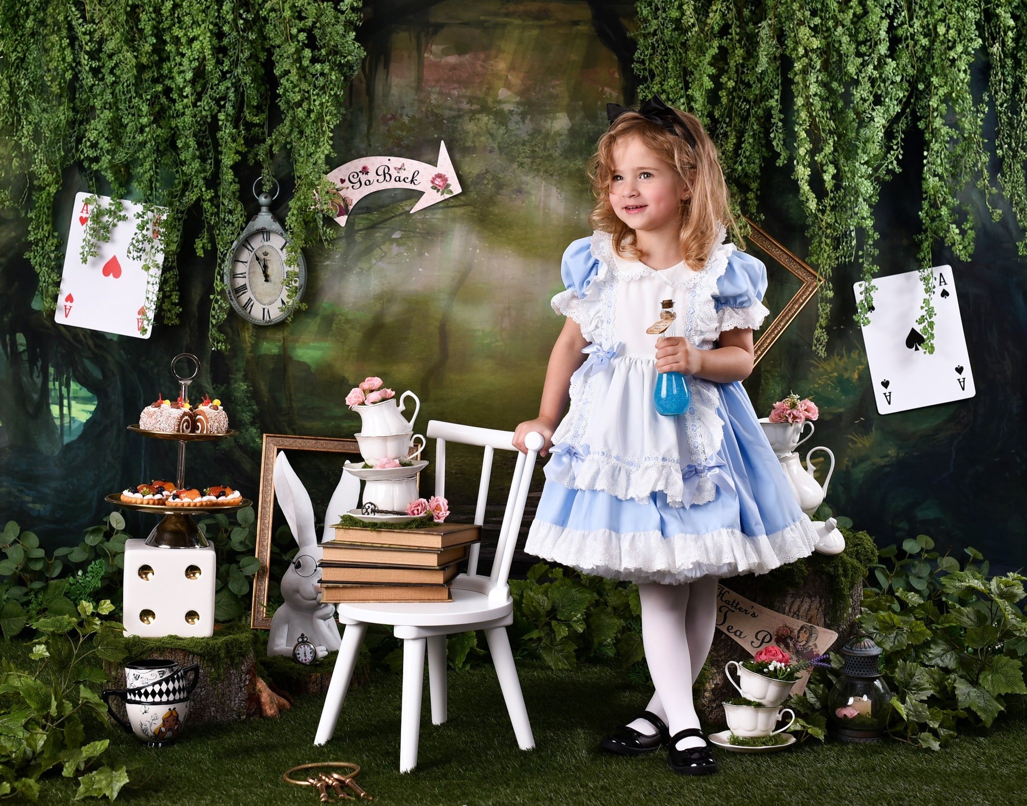 Forest Backdrop Misty Enchanted Forest Pathway Forest Photo Backdrop MRR9-22