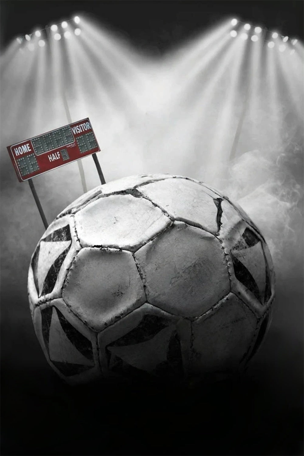 Football Backdrop Soccer Ball Stadium Lights Sports Backdrop MRR9-27