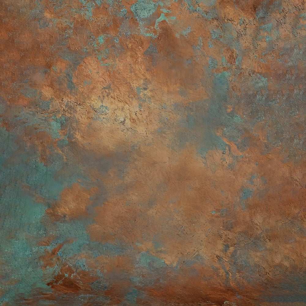 Painting Backdrop Textured Copper Patina Wall Fine Art Backdrop MRR9-67