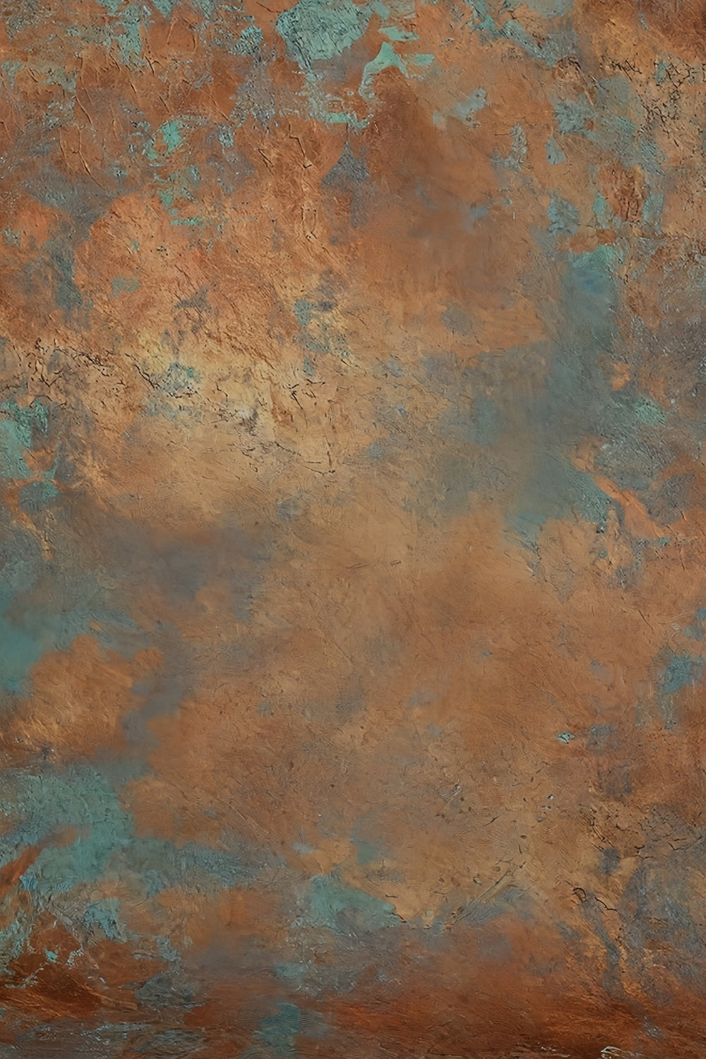 Painting Backdrop Textured Copper Patina Wall Fine Art Backdrop MRR9-67