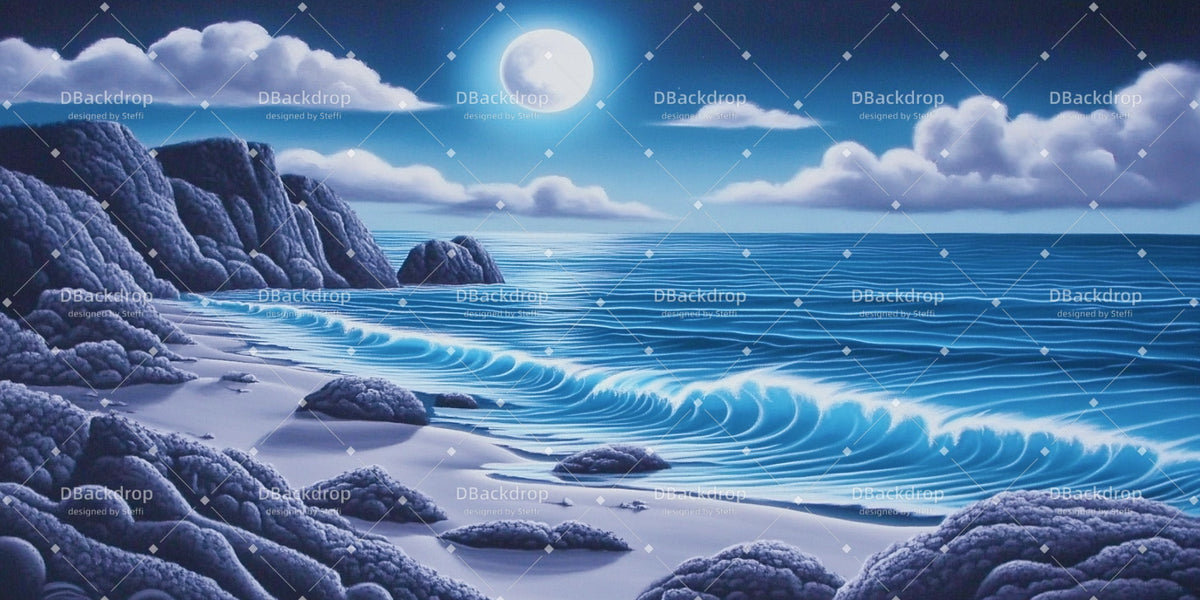 Theatre Stage Backdrop Moonlight Coast Professional Stage Backdrops CS
