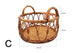 Bamboo Basket Newborn Photo Prop SYPJ9