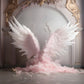 DBackdrop Palace Sacred Pink Angel Wings Backdrop RR4-17