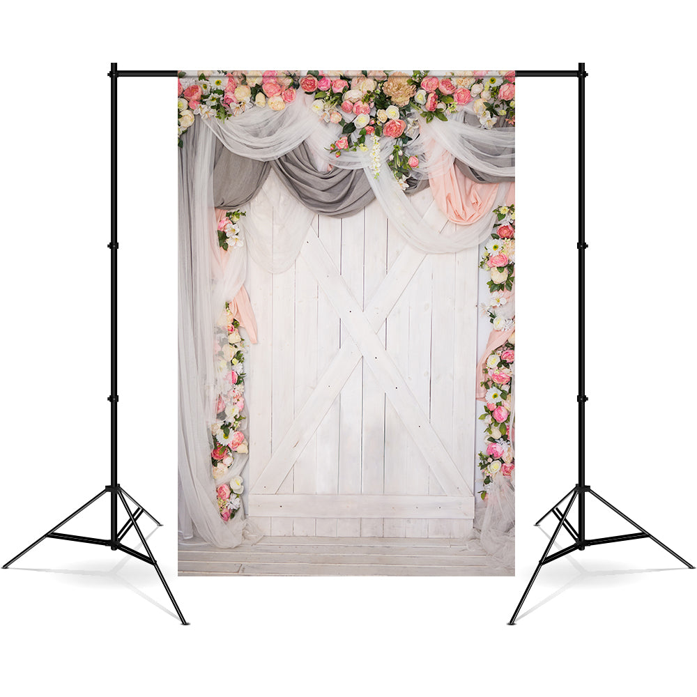 DBackdrop Flower Wedding Theme Wood Panel Backdrop RR4-37 – Dbackdrop