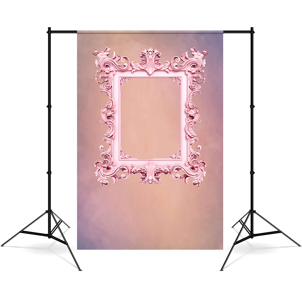 DBackdrop Art Fantasy Pink Photo Frame Abstract Backdrop RR4-47