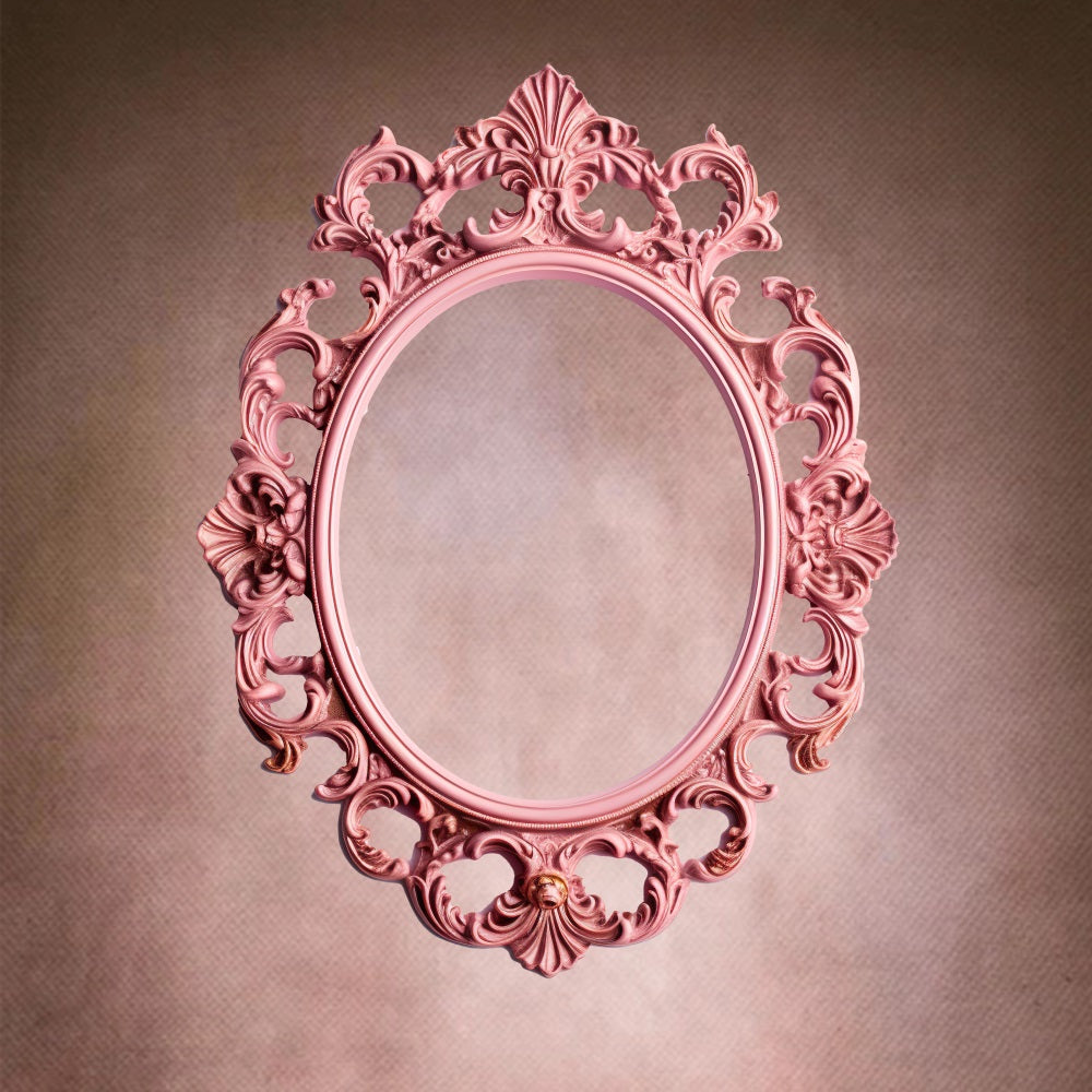 DBackdrop Art Fantasy Pink Oval Photo Frame Abstract Backdrop RR4-48