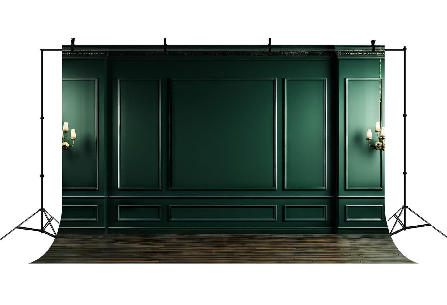 Modern Classic Green Interior Wall Backdrop RR6-75 – Dbackdrop