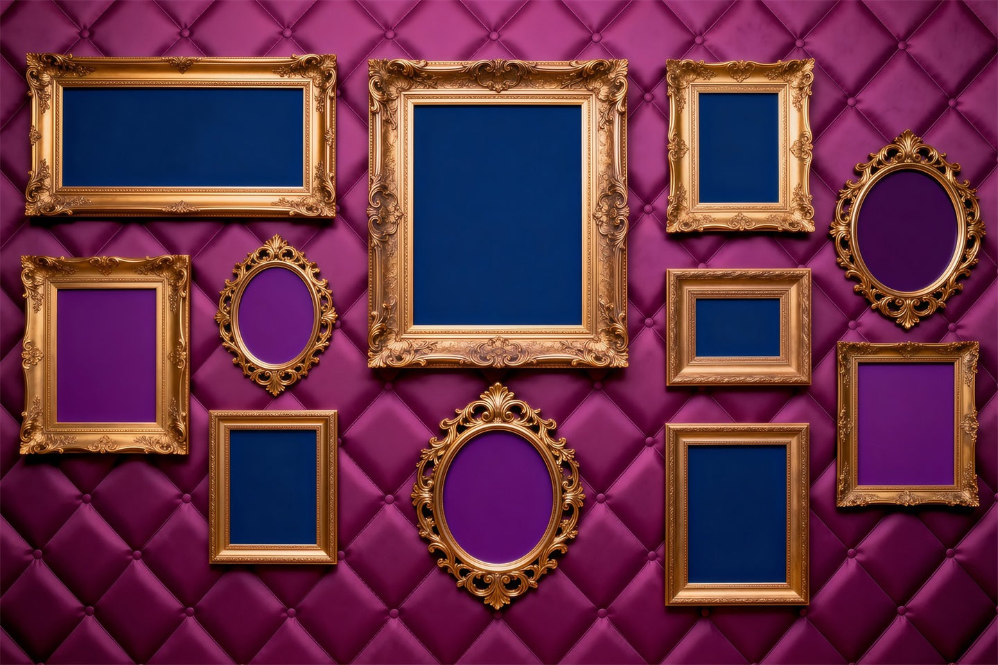 Backdrops for Boudoir Royal Frame Gallery Wall Vintage Photography Backdrops RR62-98