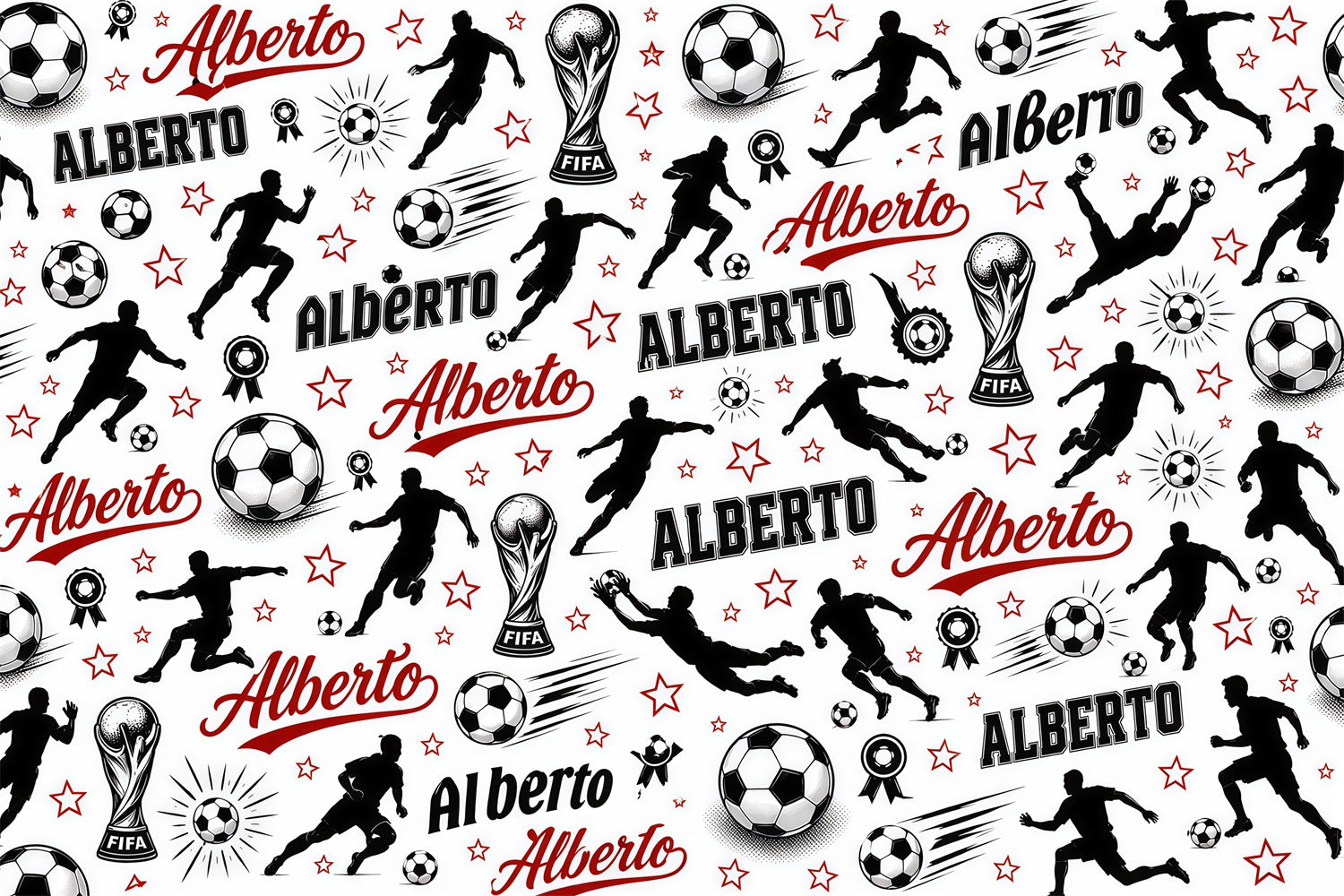 Customization 2026 Soccer Party Backdrop Custom Name Throw Soccer Pattern Soccer Backdrop RR64-39