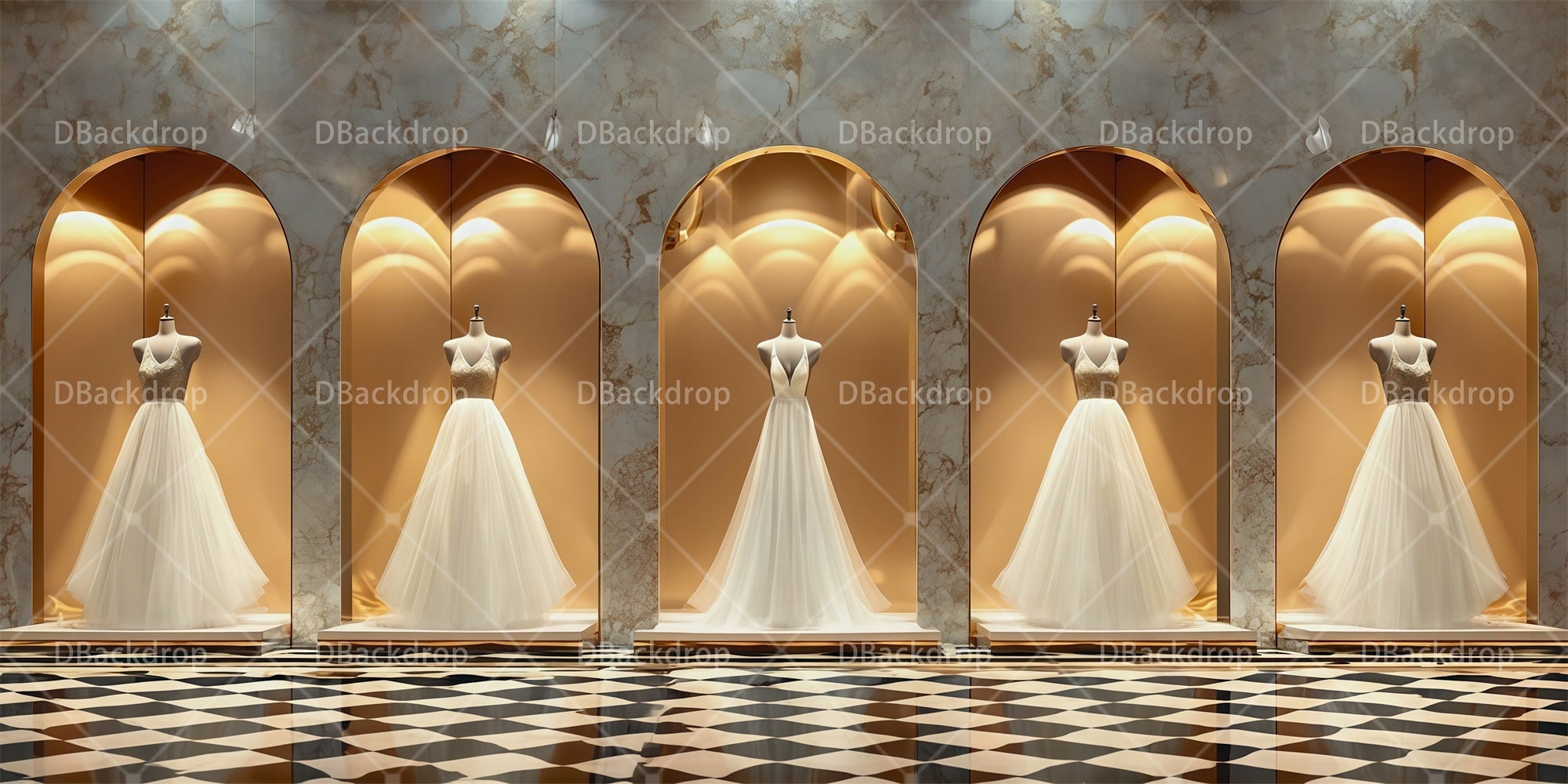 Professional Stage Backdrops Wedding Dress Performance Backdrop RR65-T109