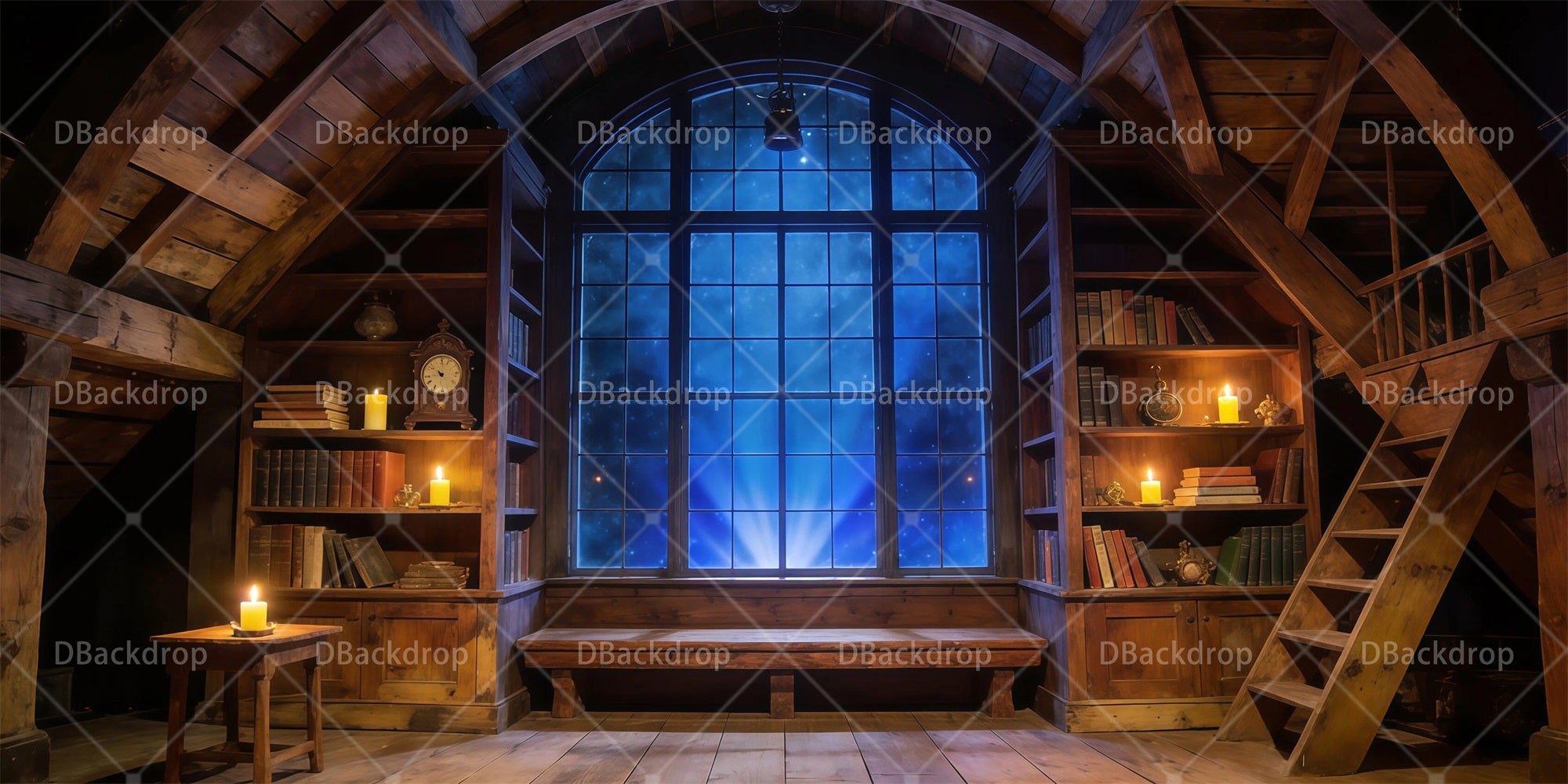 Stage Backdrops For Sale Mysterious Attic Theater Backdrop RR65-T18