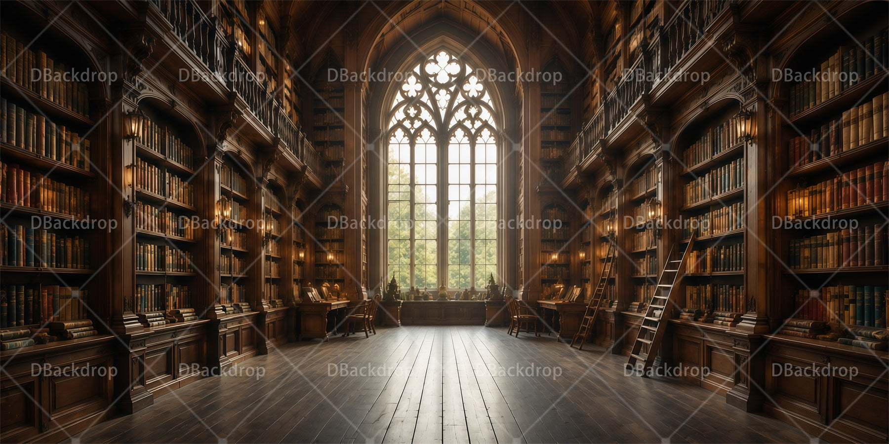 Theater Stage Backdrop Vintage Library Cheap Theater Backdrops RR65-T25