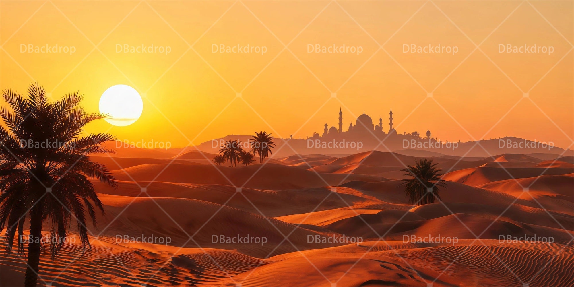 Scenery Backdrops For Theater Arabian Palace Scenic Backdrops RR65-T34