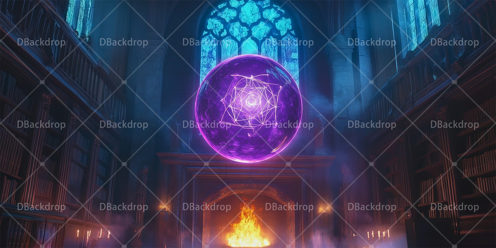 Stage Backdrops For Sale Wizars's Spell Room Theater Backdrop RR66-T109
