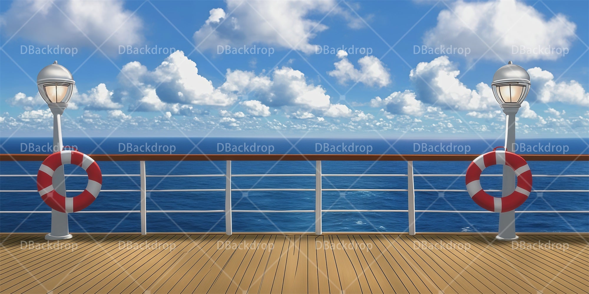 Theater Backdrop Cruise Ship Deck Professional Stage Backdrops RR66-T63