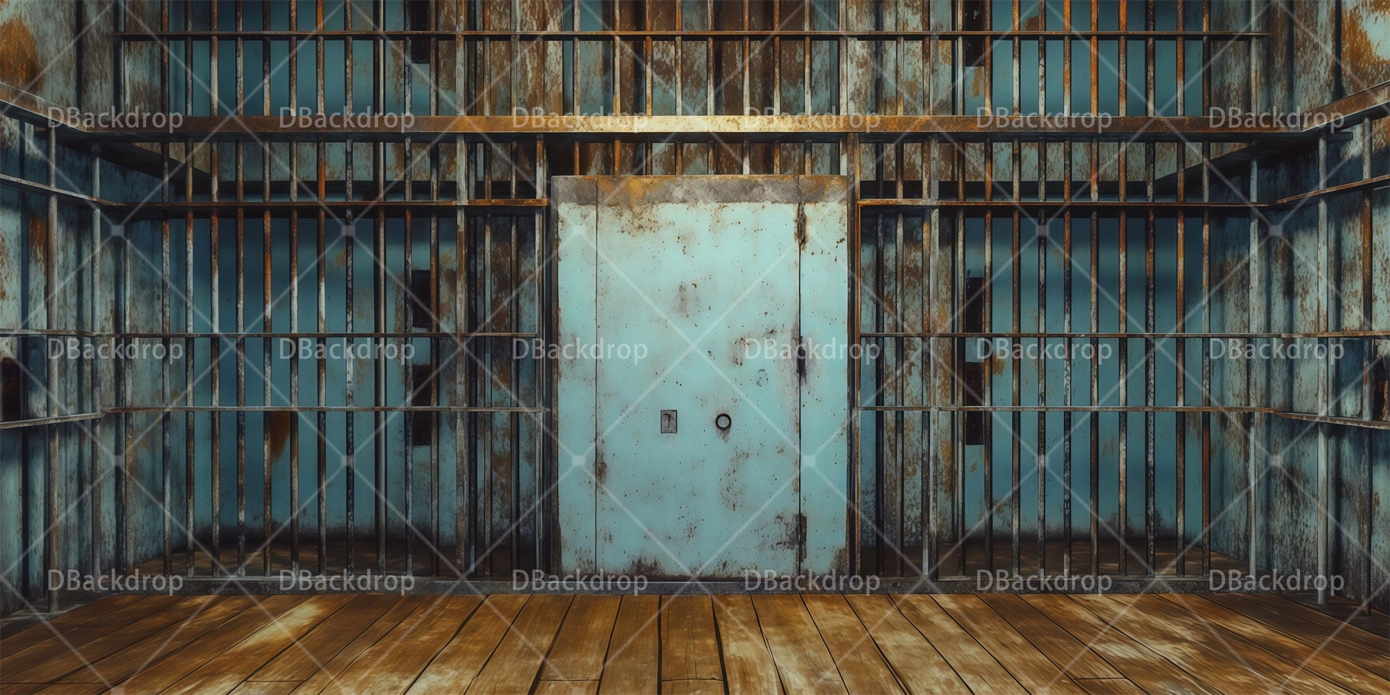 Backdrop For Theater Play Jailhouse Cells Stage Backdrop RR66-T93