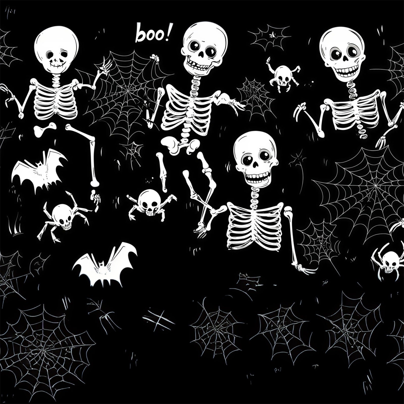 Skull Halloween Garage Door Decor Skeleton Spider Web Pattern Double Garage Door Halloween Cover RR68-54-1 car