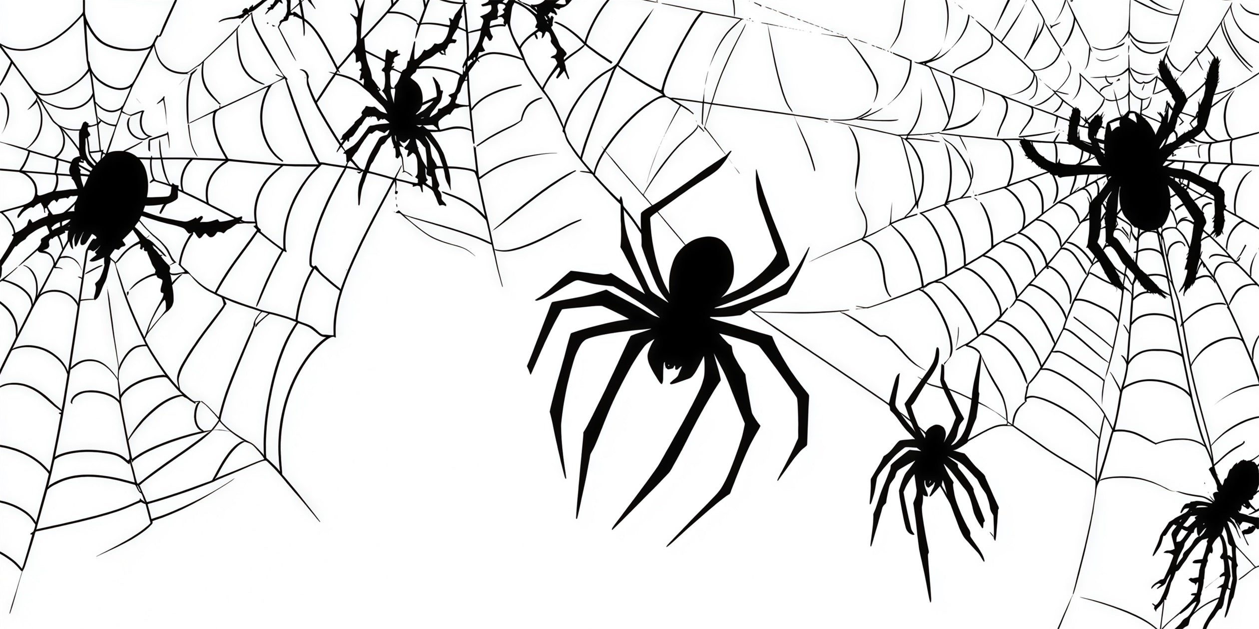 Spider Web Garage Door Cover Giant Spider Web Silhouettes Halloween Garage Decorations RR68-59-2 car