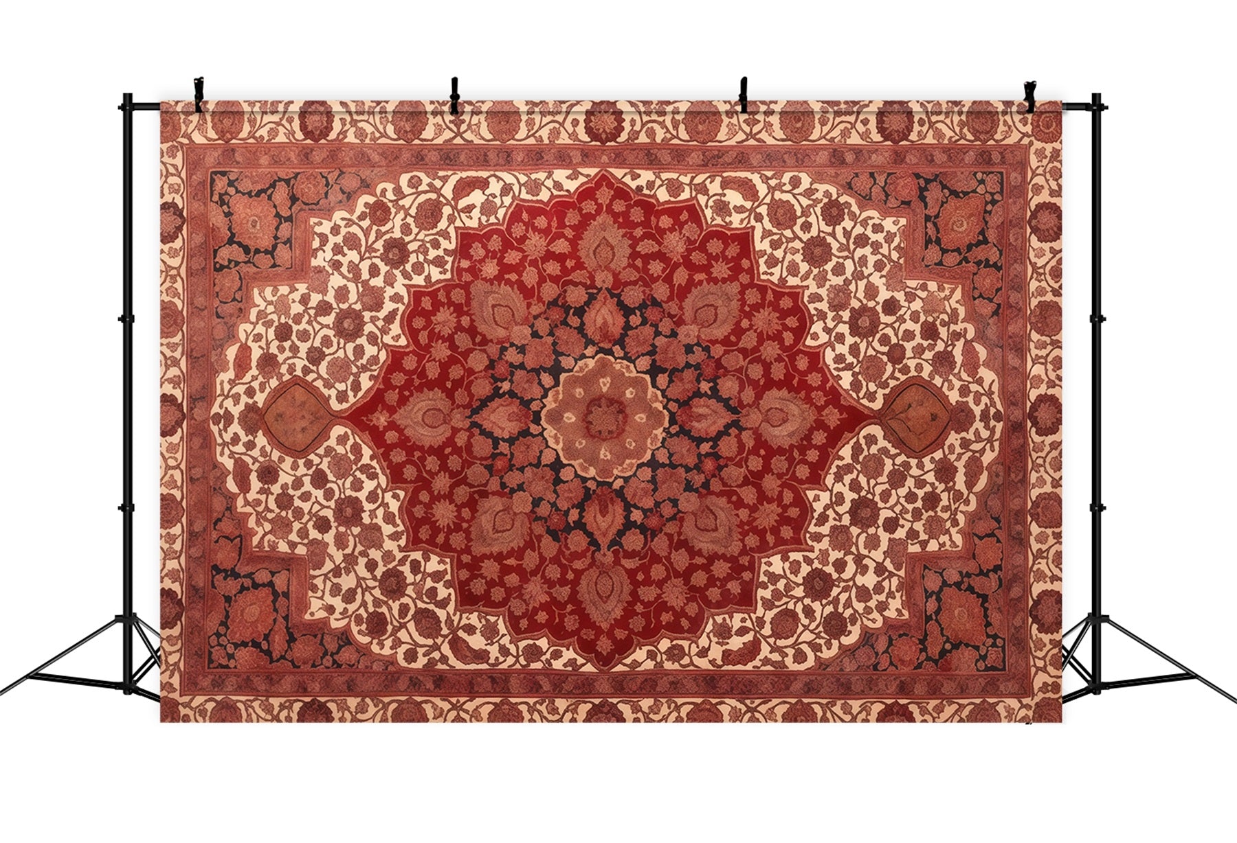 Vintage Christmas Backdrop Retro Persian Carpet Studio Backdrops Christmas RR68-82