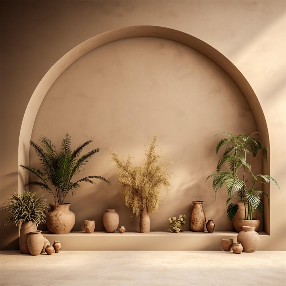 Warm Oasis Boho Photography Backdrop RR7-1 – Dbackdrop