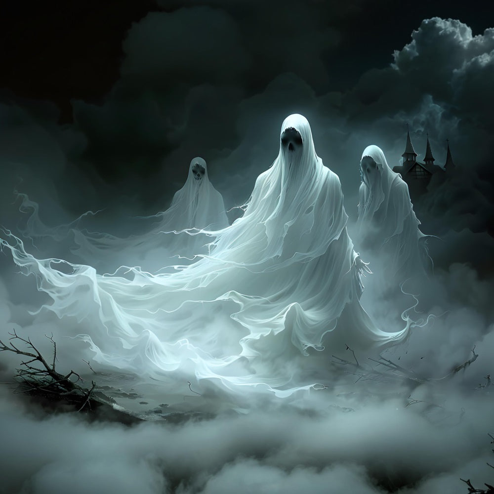 Ghosts From Below Back Drop