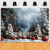 Christmas Enchanted Winter Forest Scene Backdrop Rr7 704