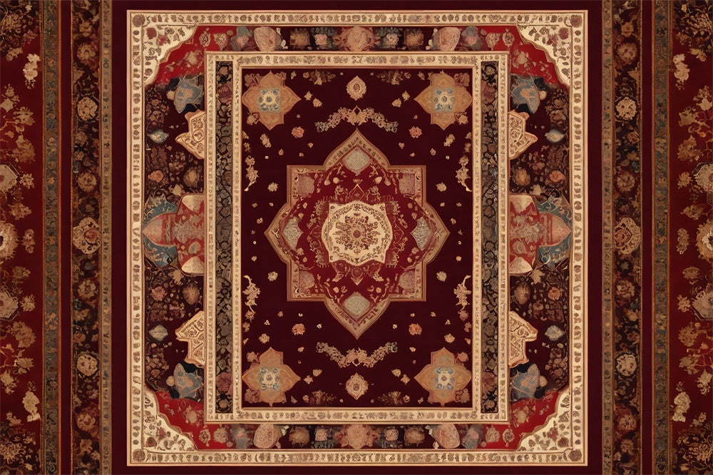 Rich Burgundy and Beige Carpet Floor Backdrop RR8-305 – Dbackdrop
