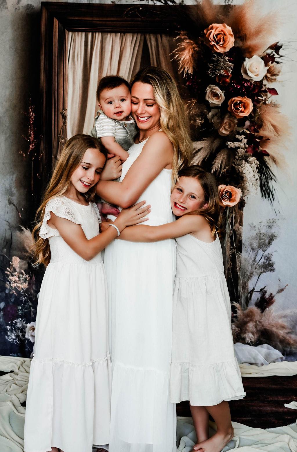 Lush Bohemian Flora Wooden Frame Backdrop RR8-520