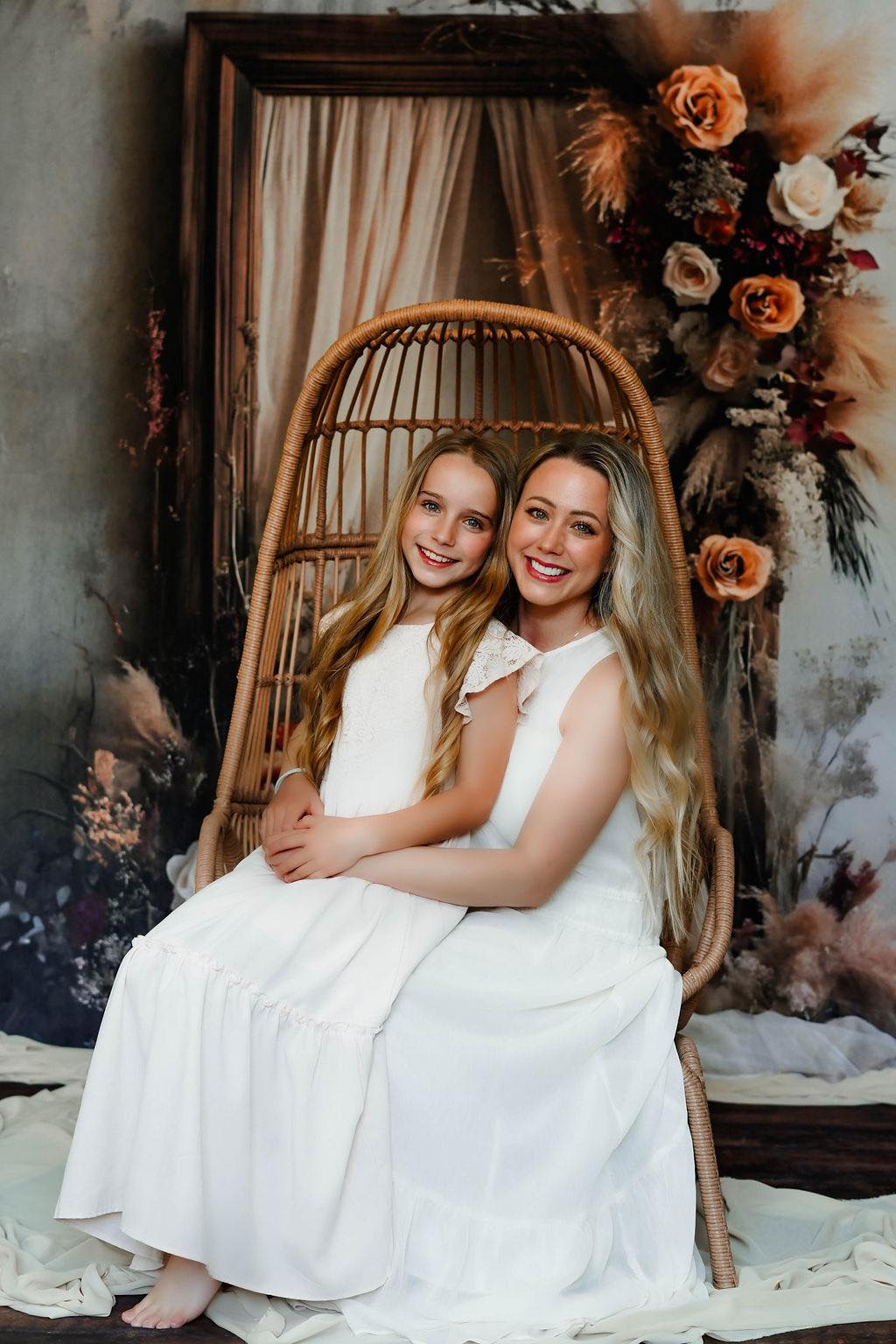 Lush Bohemian Flora Wooden Frame Backdrop RR8-520