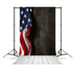 Independence Day USA Flag Wood Photo Studio Backdrop SH-291