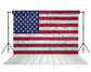 American Flag  Brick Patriotic Photo Studio Backdrop SH617