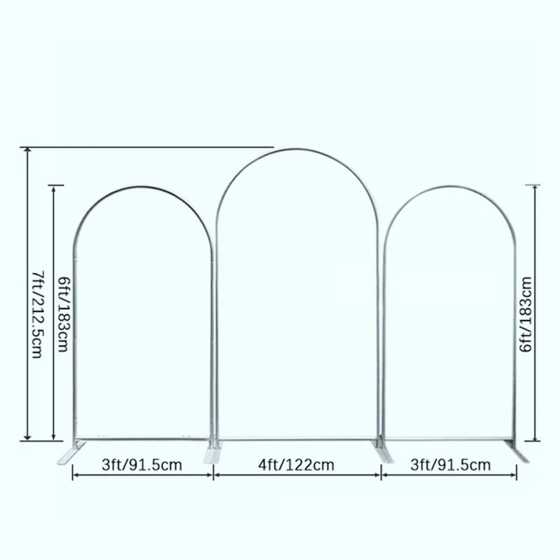 Arch Backdrop Kit Pink Theme Solid Color Custom Backdrop for Party LXX59-353
