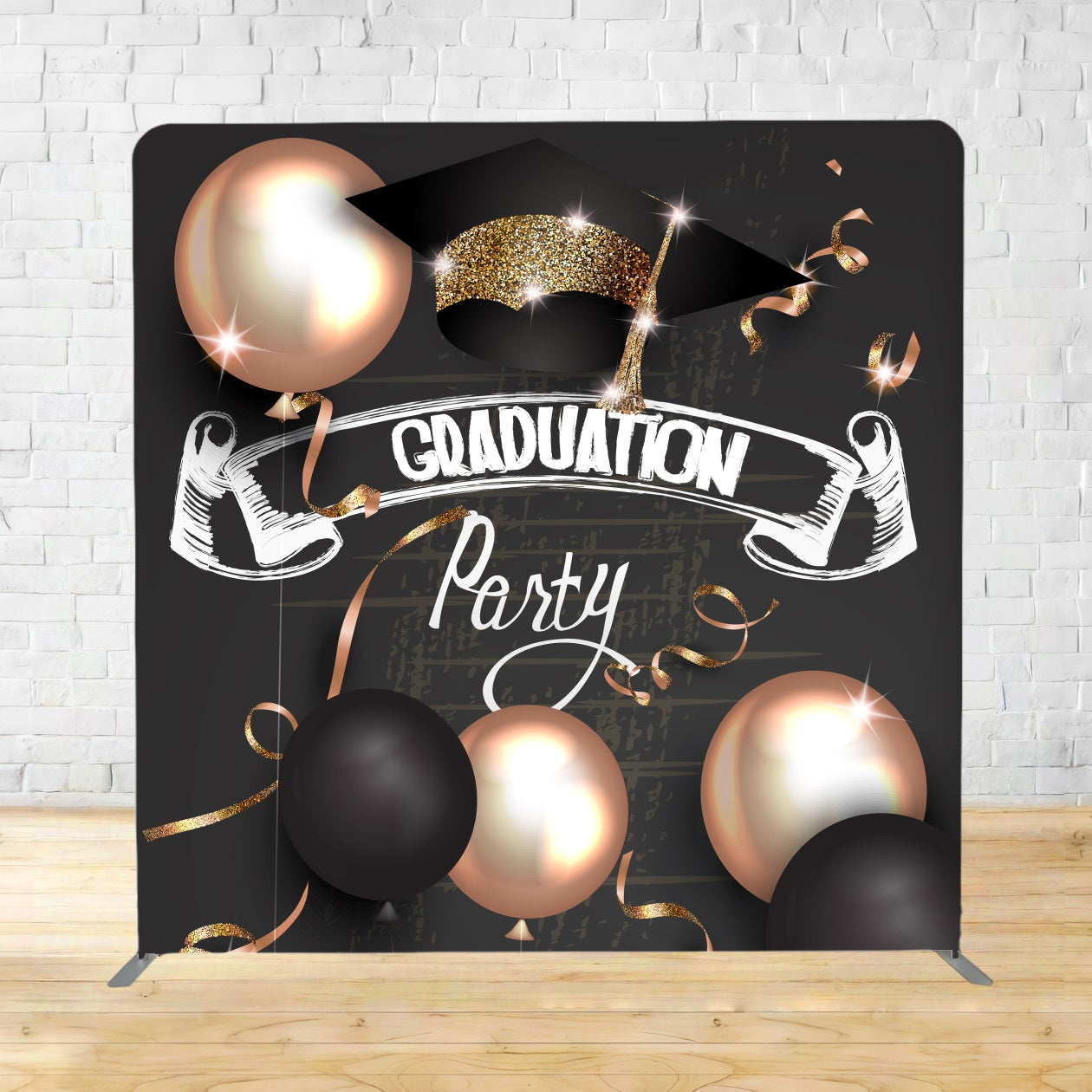 Tension Fabric Backdrop Elegant Balloon Party Decor Graduation Backdrop TSSH-264