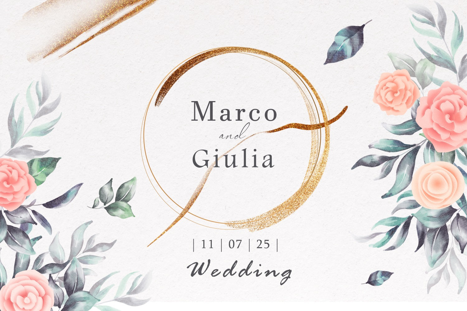 Backdrops For Weddings Elegant Rose Custom Backdrop TWW3-88