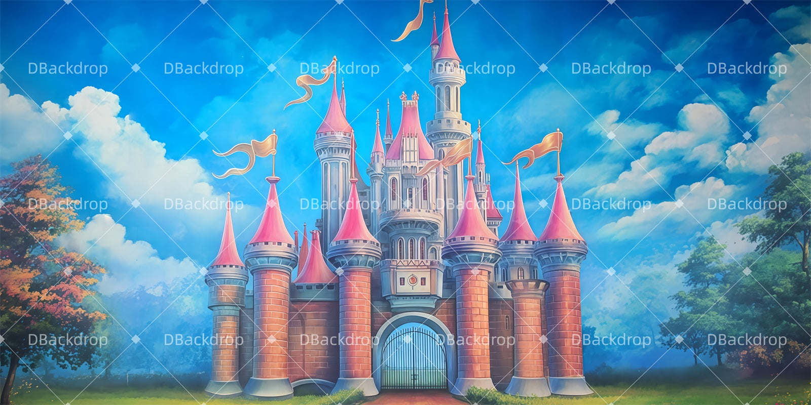 Performance Backdrops Cherry Tree Lane School Play Backdrops TWW510-T44