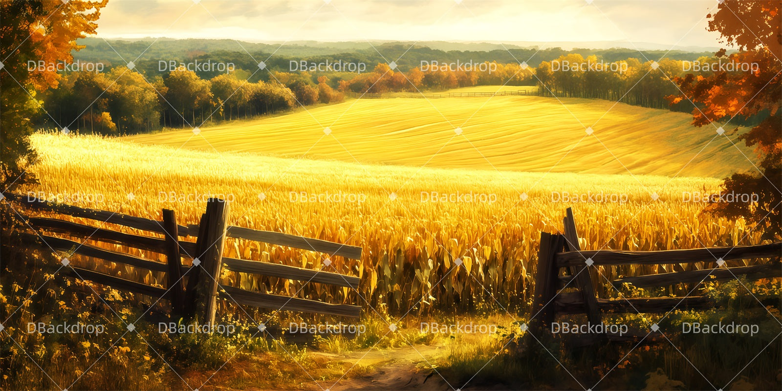 Stage Backdrop Ideas The Cornfield Scenery Backdrops For Theater TWW511-T128