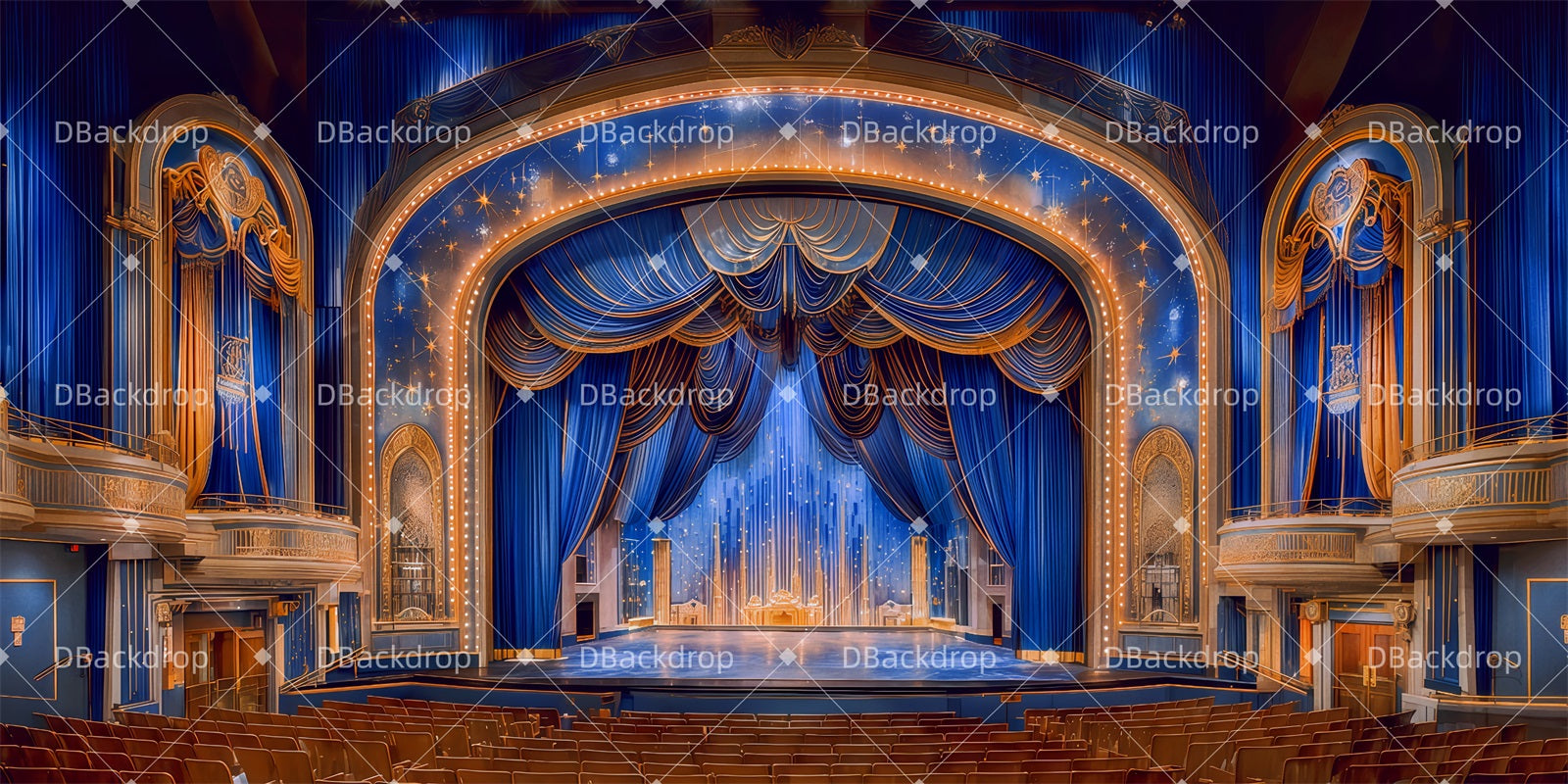 Dance Backdrop The Gaiety Theater Reopening Broadway Stage Backdrops TWW511-T46