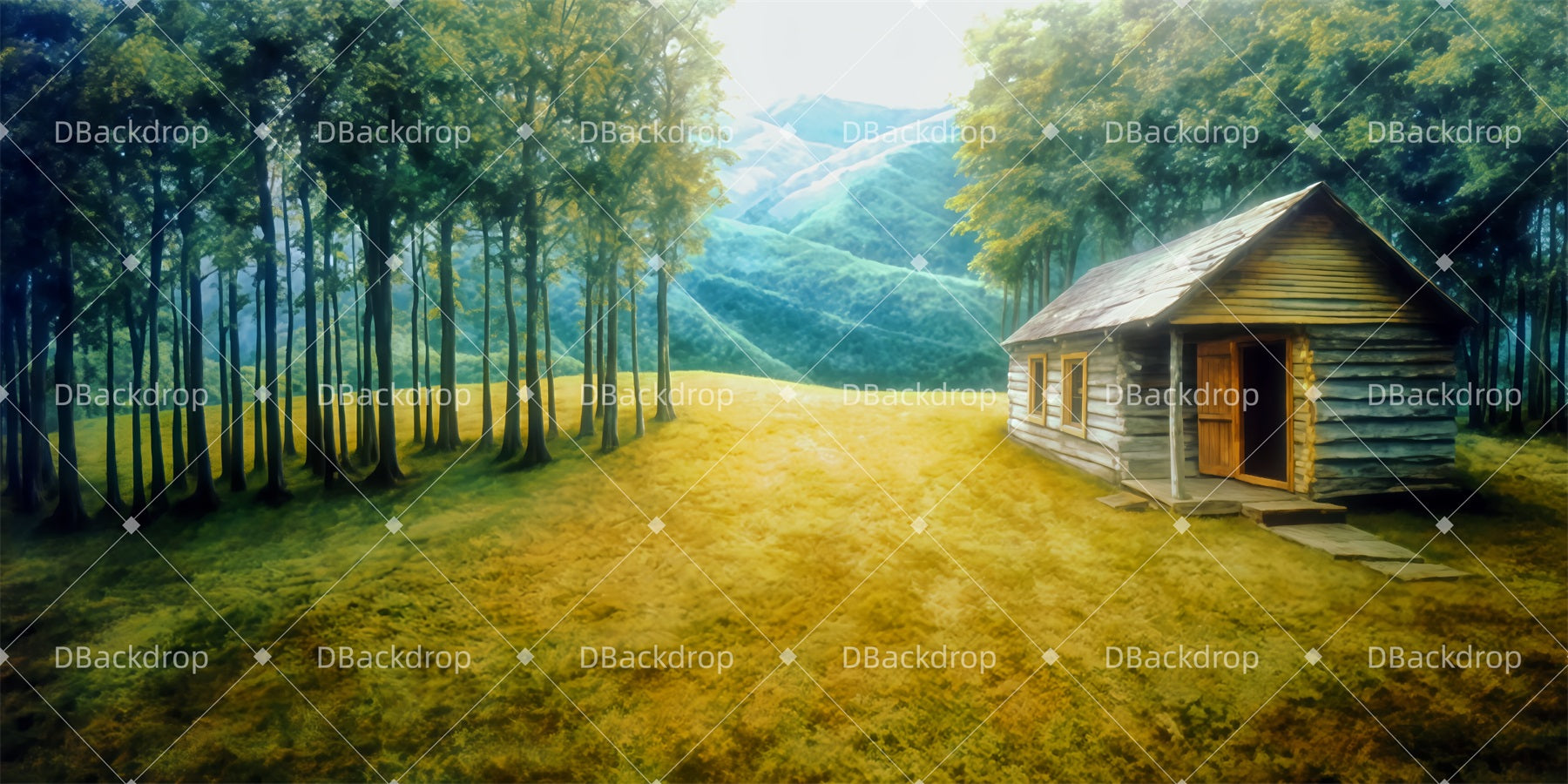 Forest Stage Backdrop Onstage Musical Scene Theater Backdrop TWW511-T57