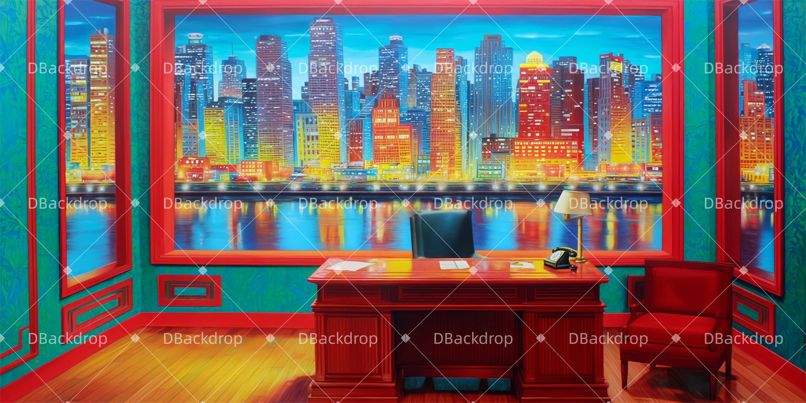 Large Stage Backdrops The Producer's Office Performance Backdrops TWW511-T8