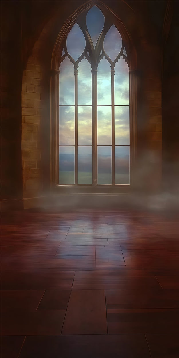 Vintage Photo Backdrop Twilight Arch Window Sweep Backdrop TWW57-76