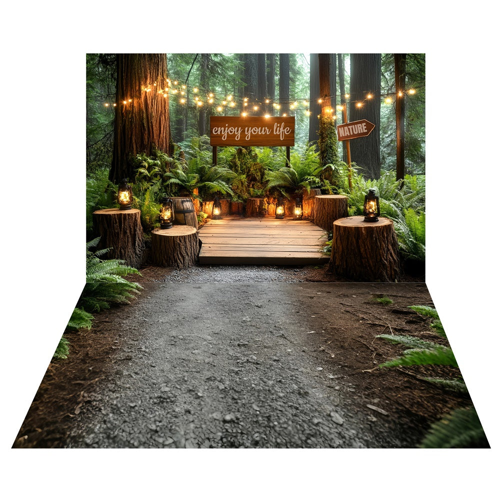 Lantern Grove Retreat Backdrop Woodland Gravel Floor Backdrop TWW57 80 lantern-grove-retreat-backdrop-woodland-gravel-floor-backdrop-tww57-80