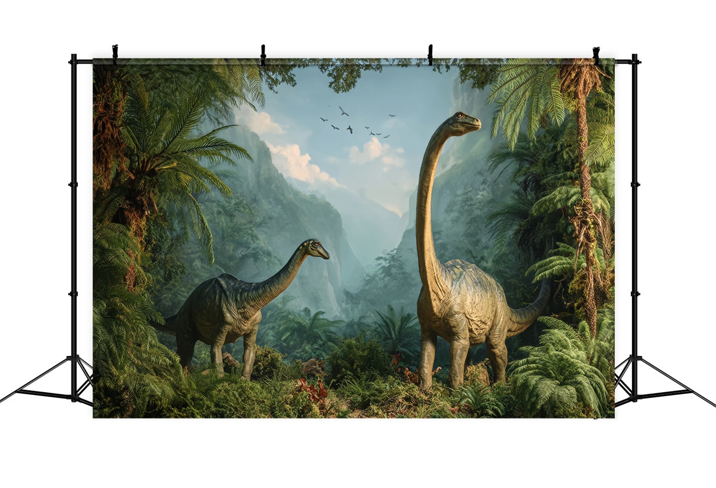 Rainforest Backdrop Jurassic Era Dinosaur Valley Forest Photo Backdrop TWW59-130