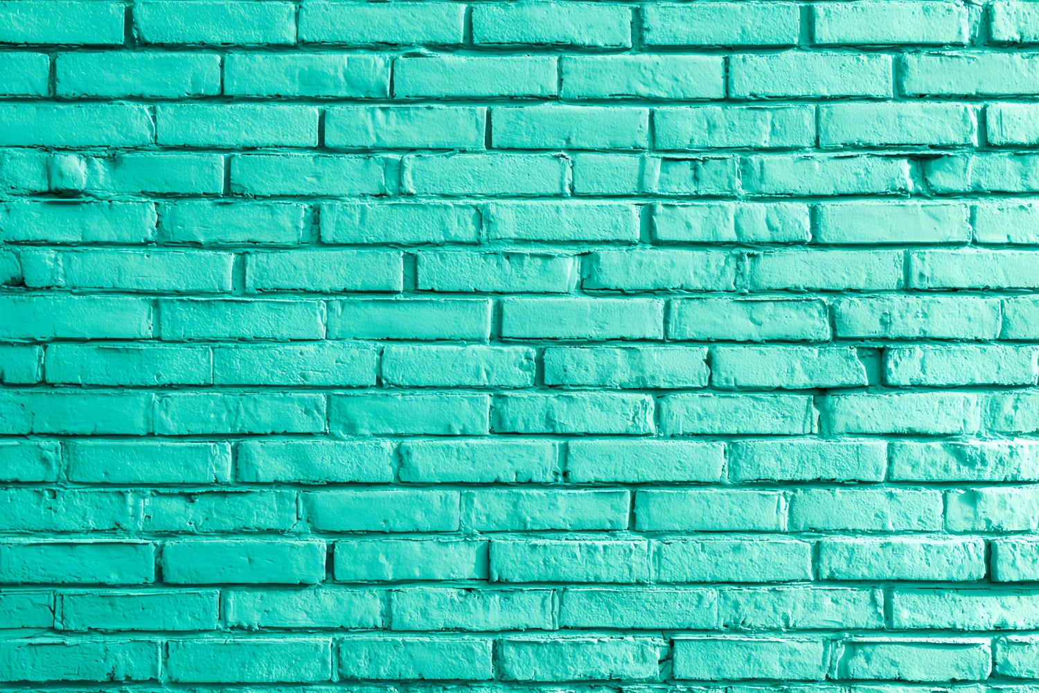 Brick Wall Backdrop Bright Aqua Painted Wall Brick Backdrop TWW59-166