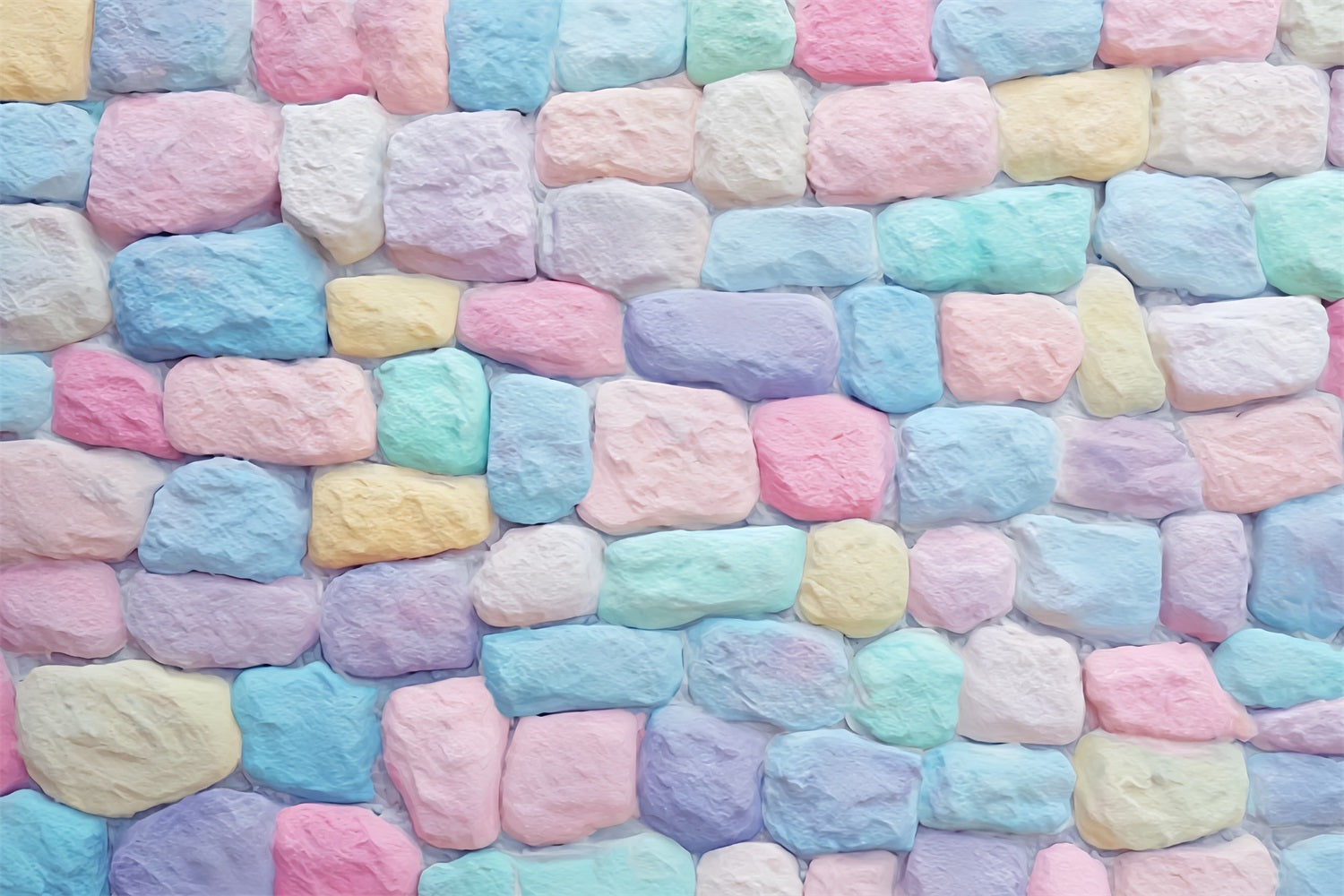 Brick Wall Backdrop Pastel Stone Pattern Wall Brick Backdrop TWW59-168