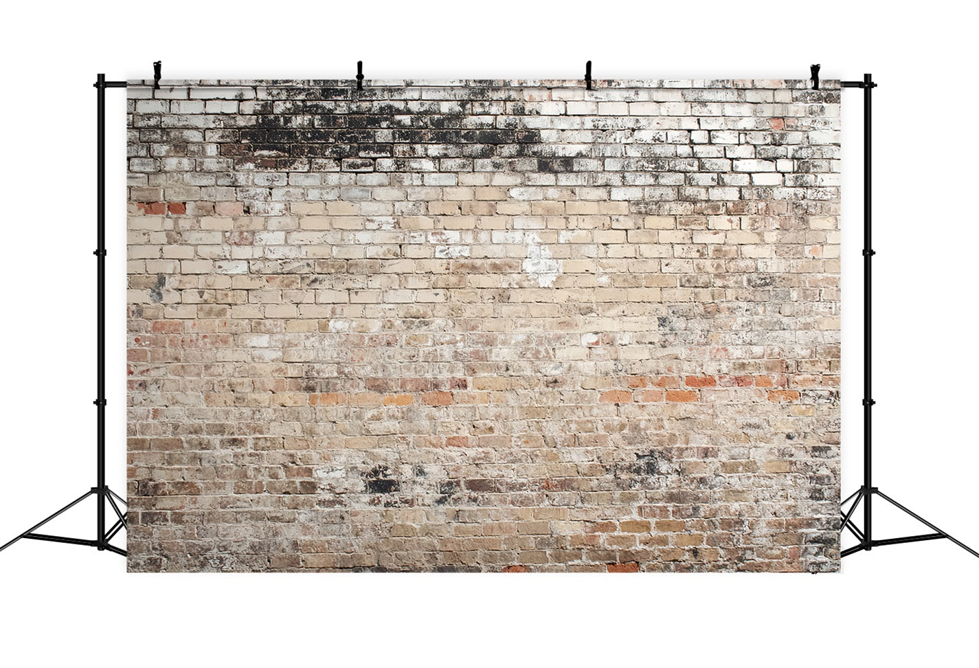Brick Backdrop Photography Vintage Faded Rustic Wall Brick Backdrop TWW59-172