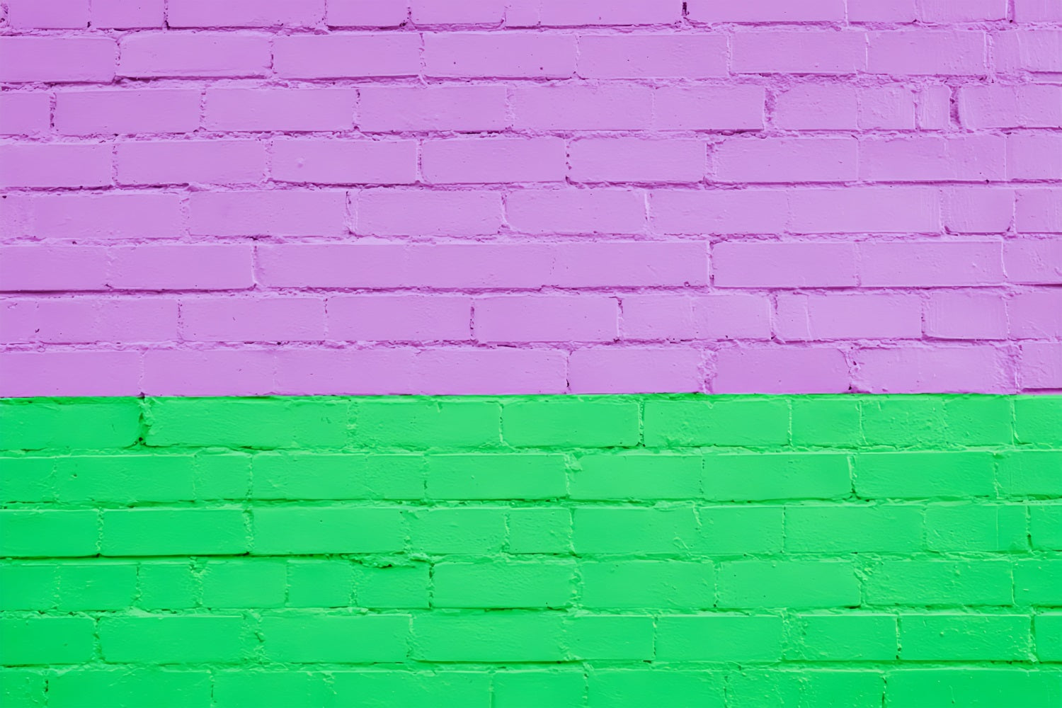 Brick Wall Backdrops Split Tone Purple Green Wall Brick Backdrop TWW59-174