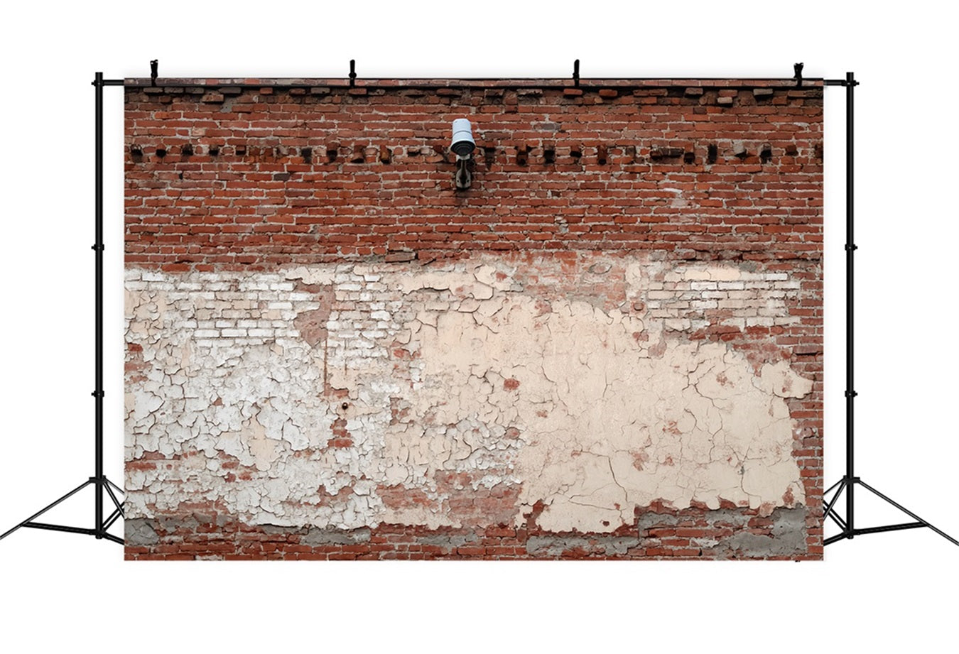 Brick Wall Backdrop Vintage Brick Wall Peeling Paint Brick Backdrop TWW59-177